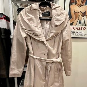 Nude trench from Tahari